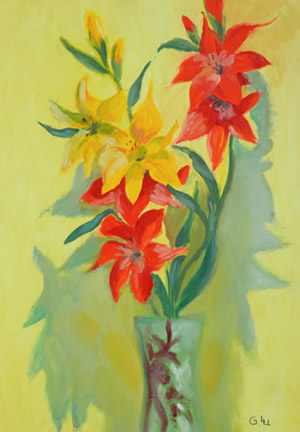 Acylic Painting - Flower